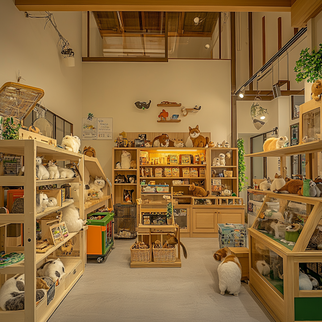 Cozy Plush Animal Toy Shop