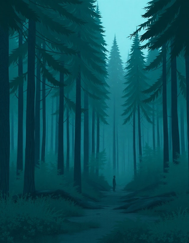 Serene Forest Scene