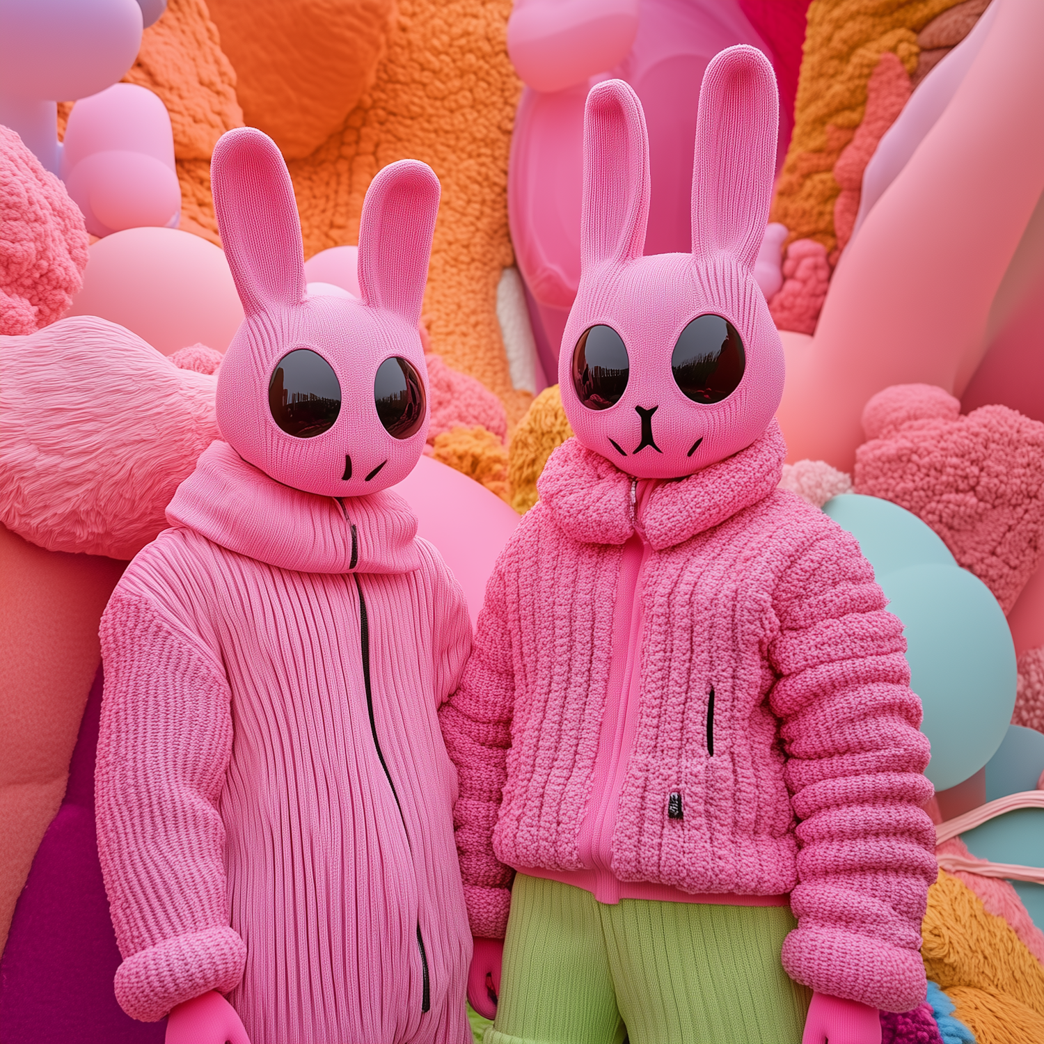 Whimsical Bunny Companions