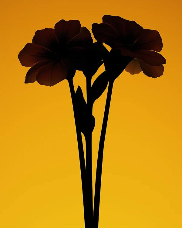 Silhouette Flowers