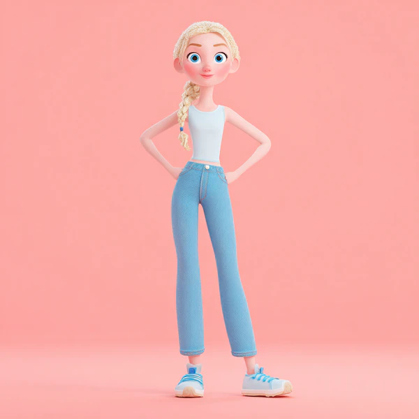 Stylized Female Character