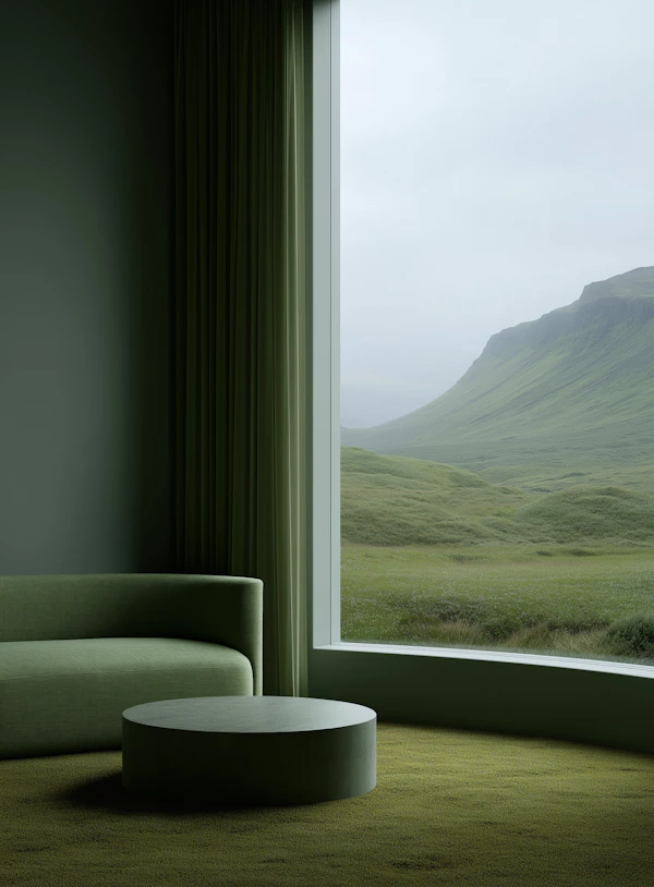 Serene Green Interior