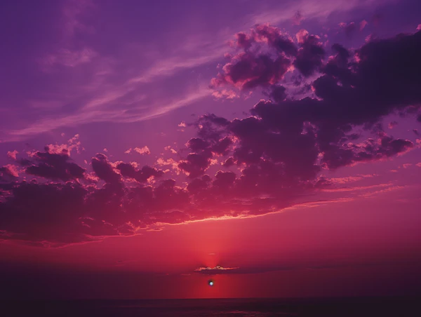 Dramatic Sunset Over Water