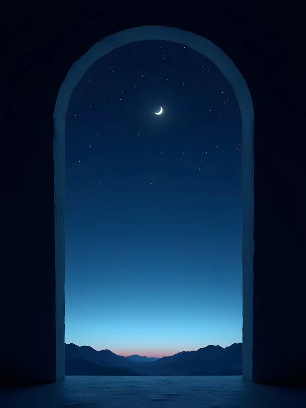 Serene Nighttime Scene