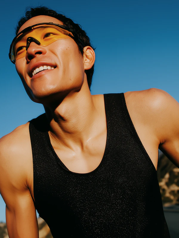 Athletic Man Outdoors