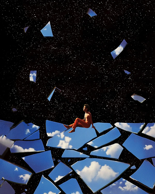 Surreal Mirror Cosmos