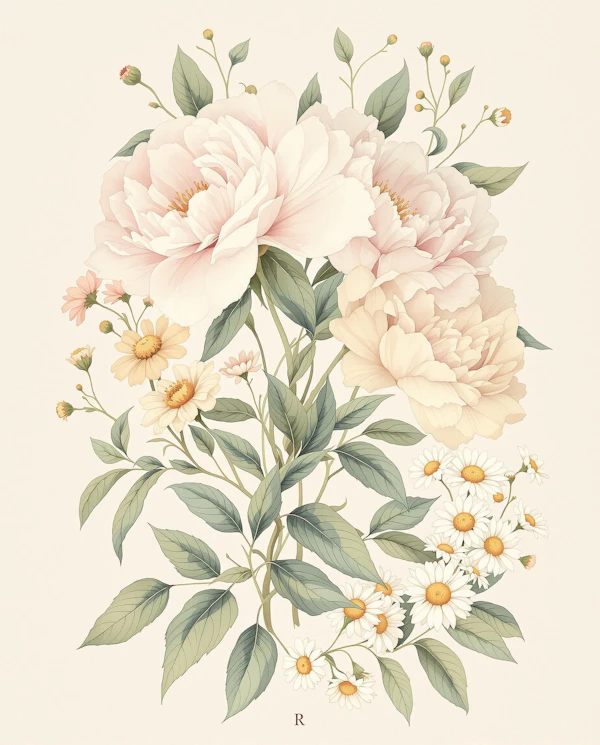 Vintage Floral Bouquet