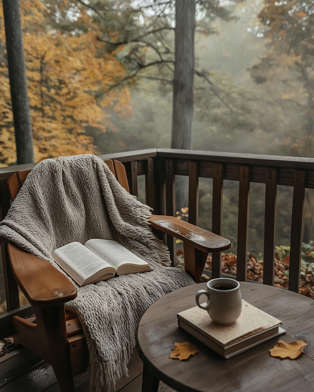 Cozy Outdoor Reading Nook