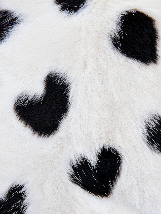 Cow Fur Close-Up