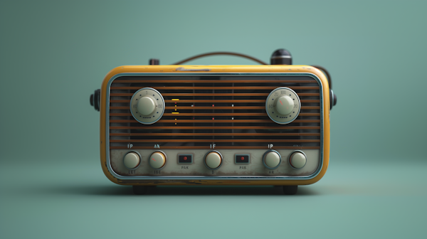 Vintage Style Radio