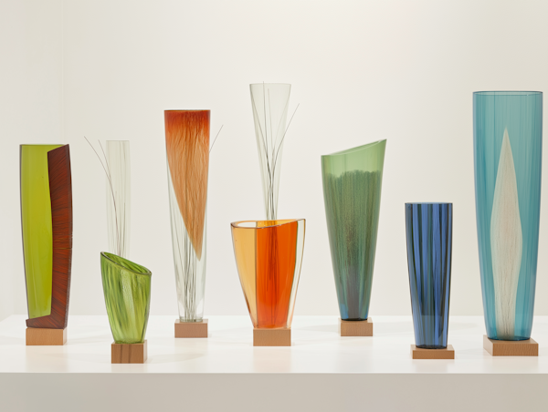 Elegant Glass Vases Collection