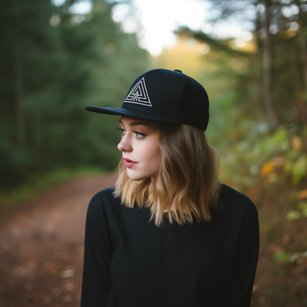 Contemplative Woman in Nature