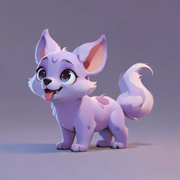Whimsical Lavender Creature