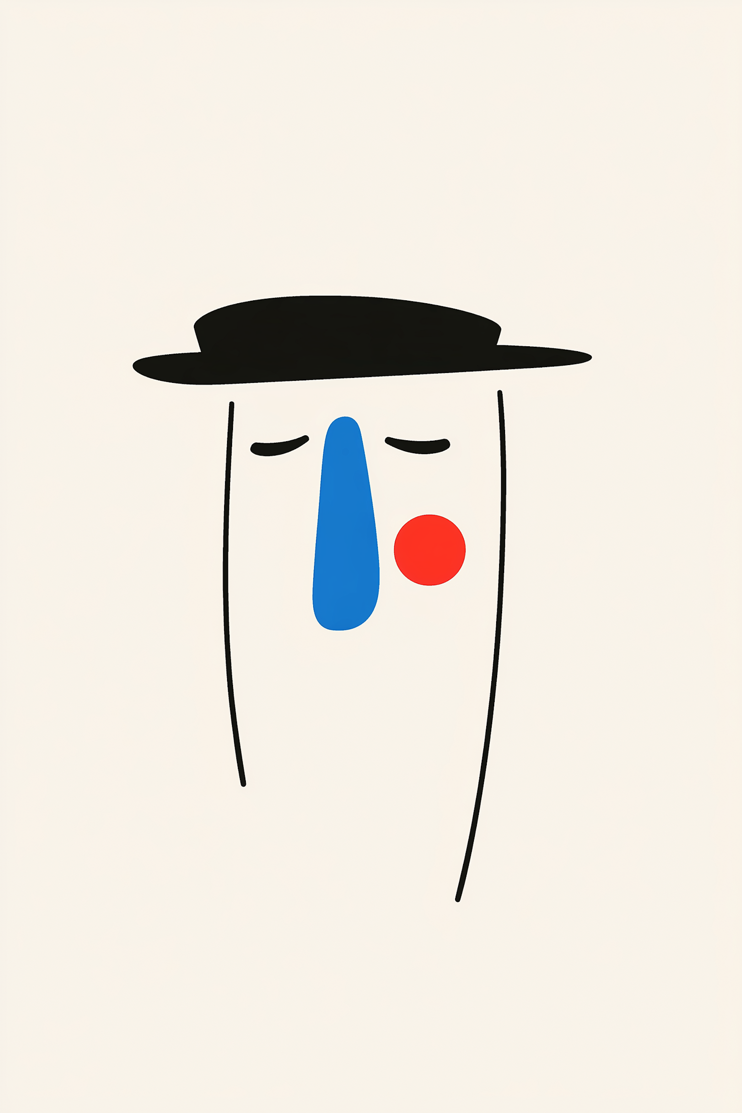 Minimalist Face Illustration