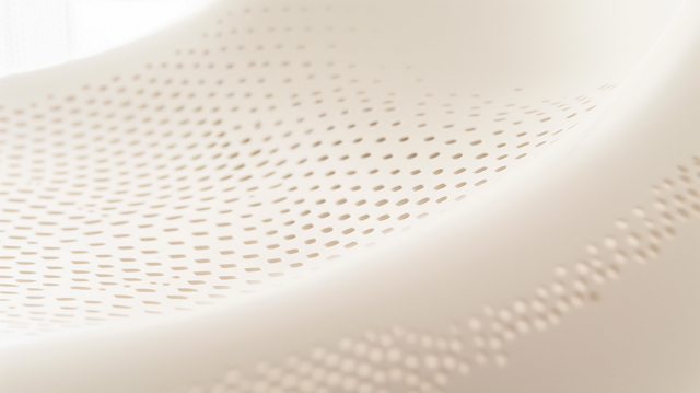 Close-up of Modern Perforated Surface