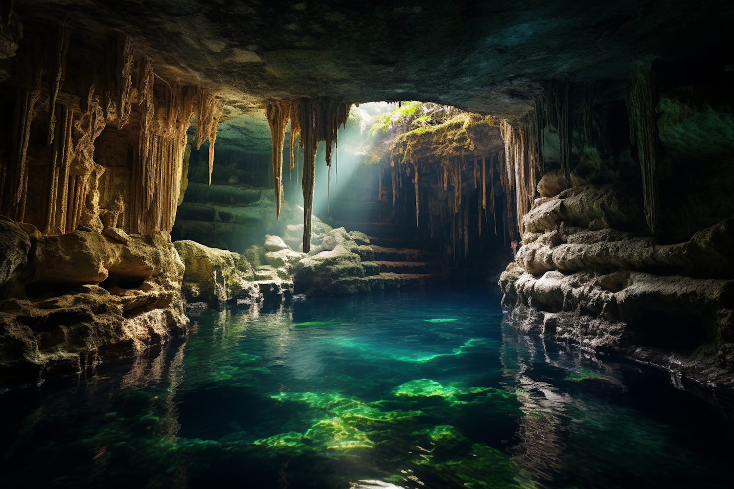 Ethereal Cenote Illuminations