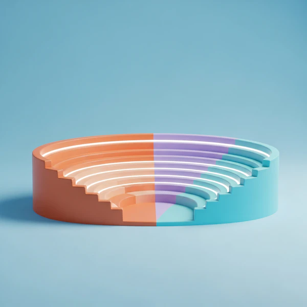 Colorful 3D Amphitheater