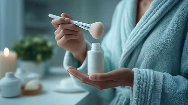 Skincare Routine Scene