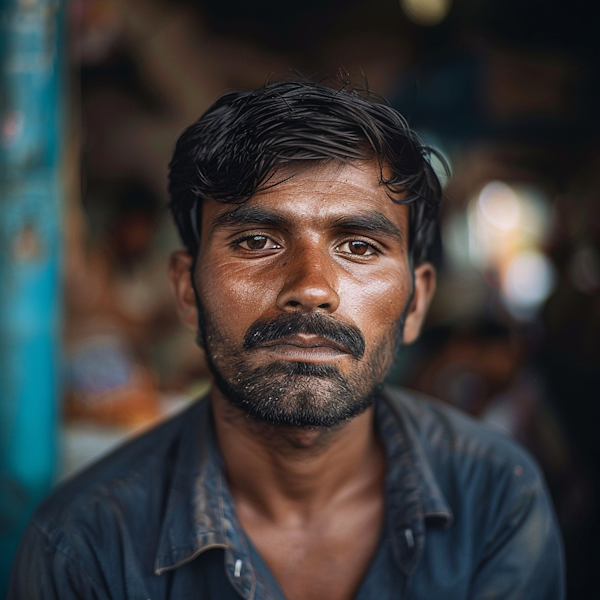 Portrait of a South Asian Man