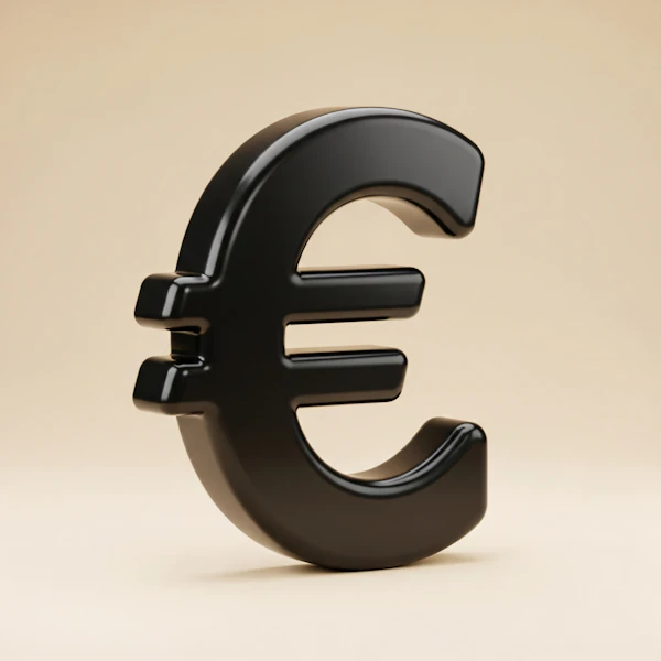 Glossy Euro Symbol