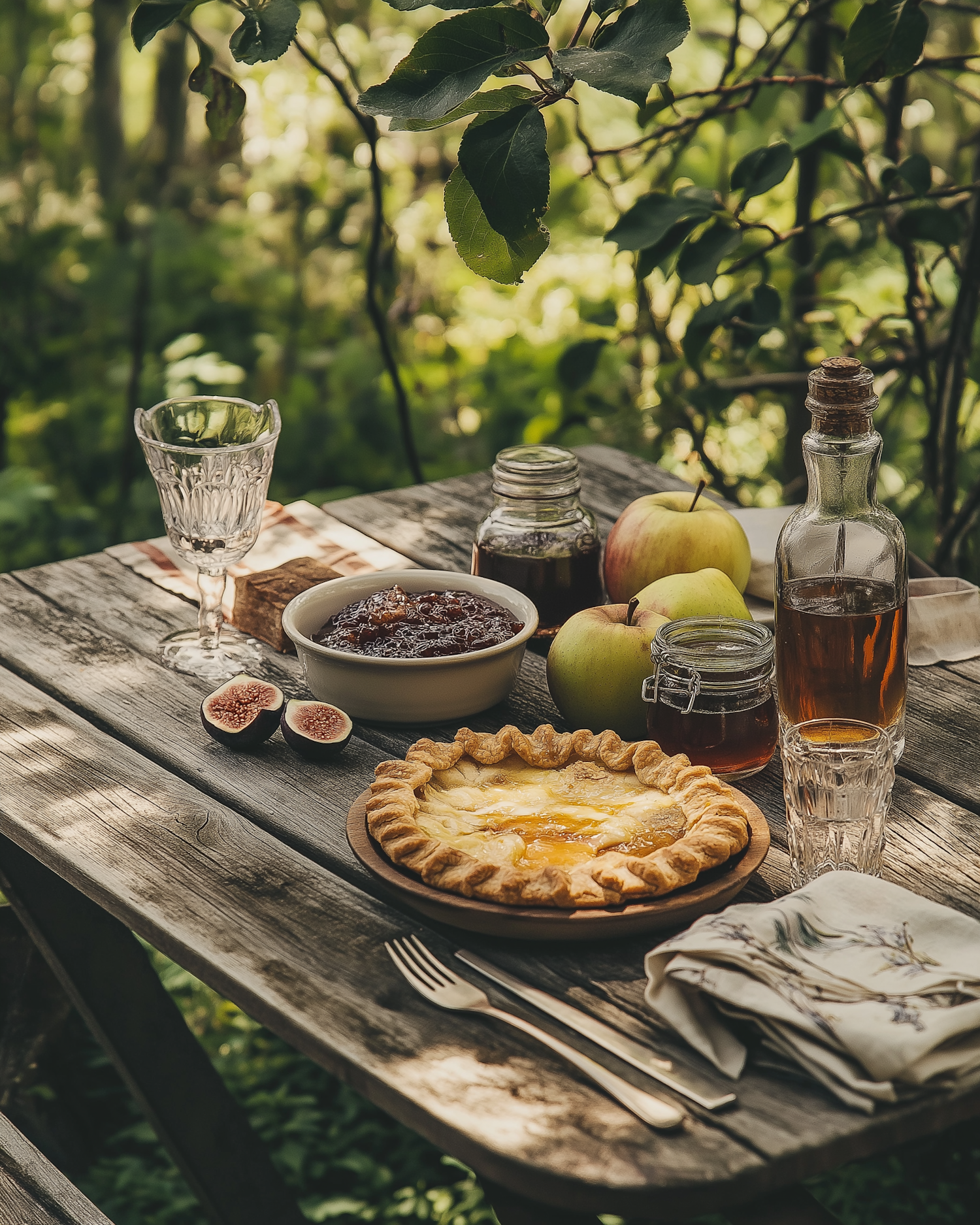 Rustic Outdoor Meal