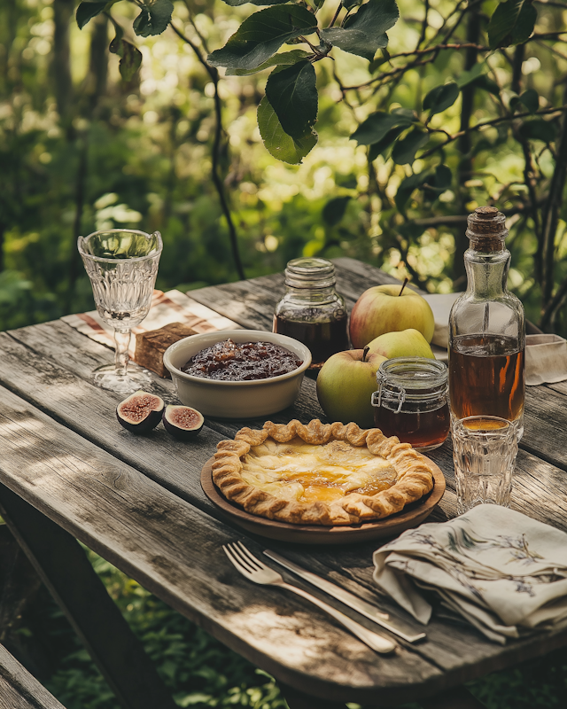 Rustic Outdoor Meal