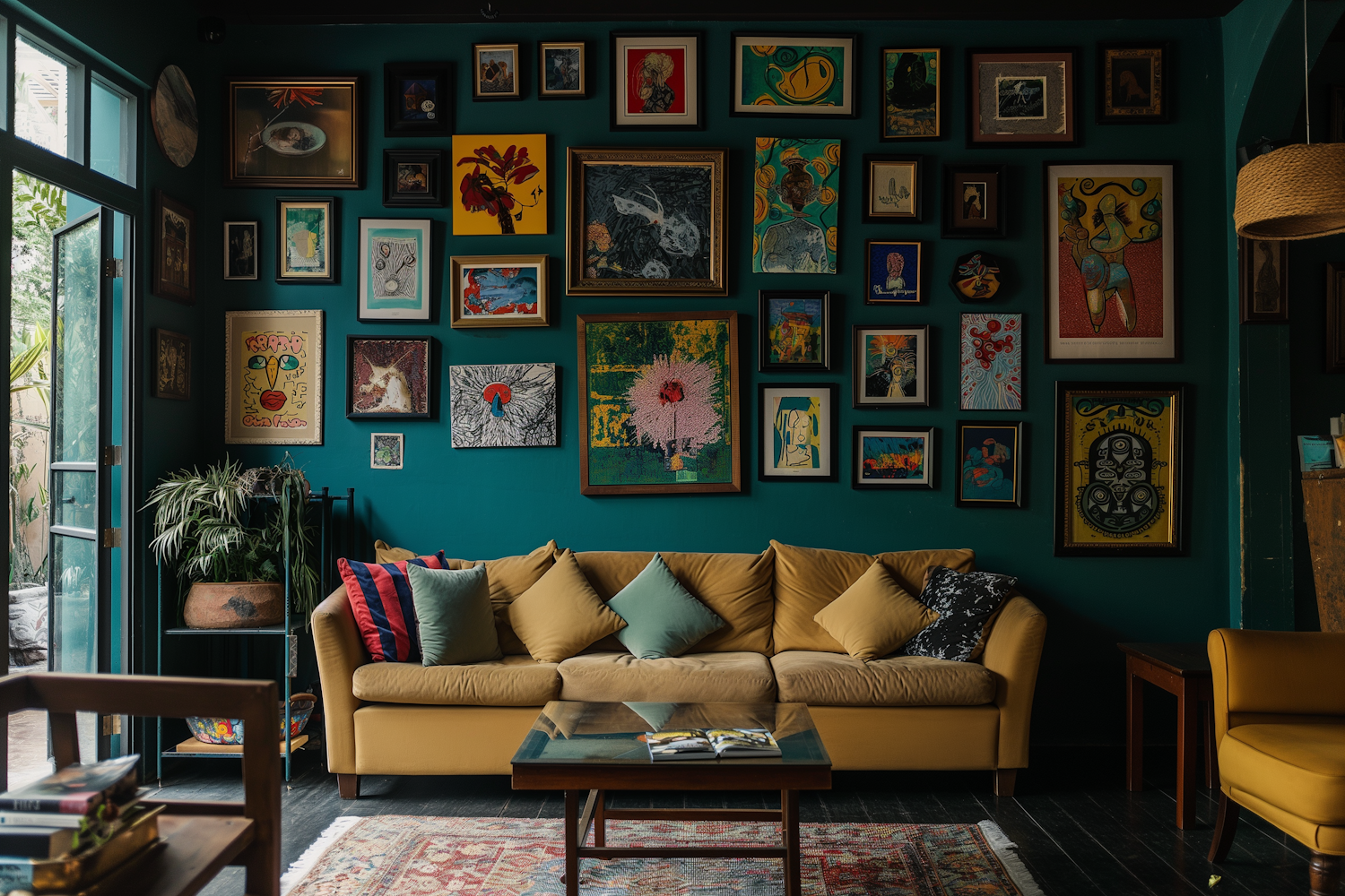 Eclectic Artistic Living Space