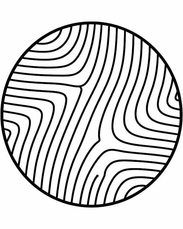 Circular Woodgrain Pattern