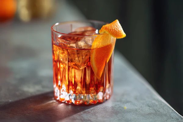 Orange Cocktail Close-Up