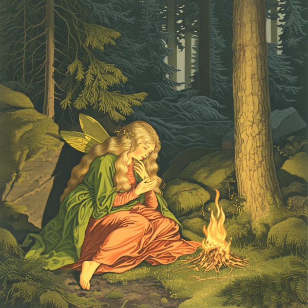 Fairy by Campfire