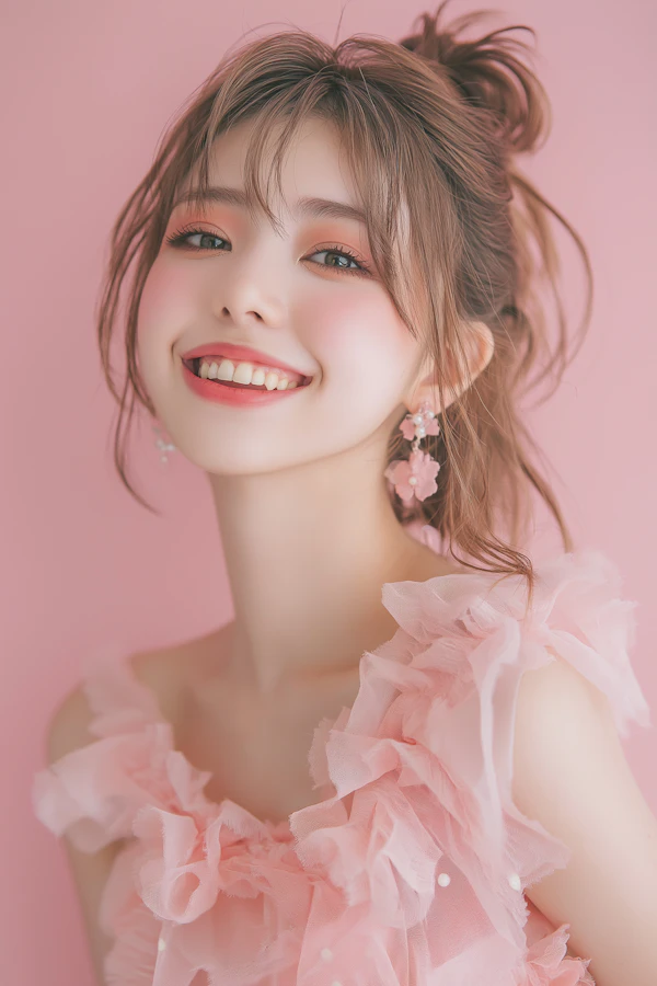 Dreamy Pink Portrait