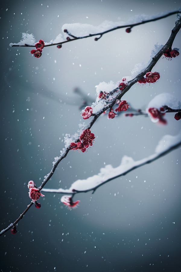 Serene Winter Berries