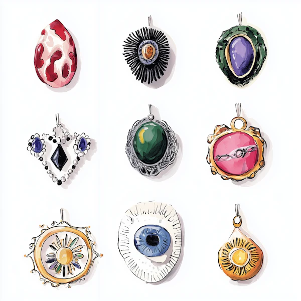 Artistic Pendants Grid