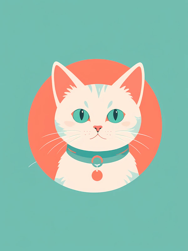 Stylized Cat Illustration