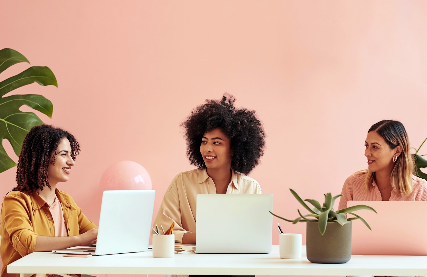 Women Collaborating at Work