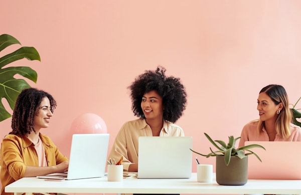 Women Collaborating at Work