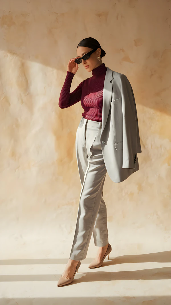 Stylish Woman Posing