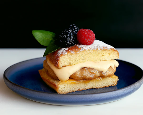 Plated Dessert Close-Up