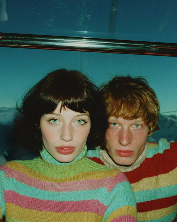 Colorful Sweater Duo