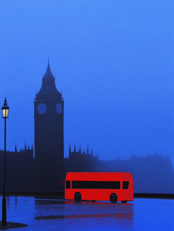 London Cityscape Art