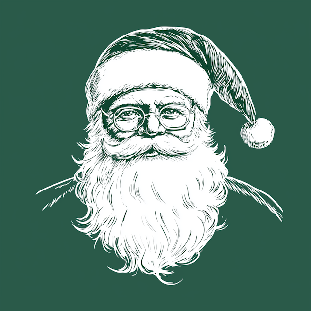 Classic Santa Claus Illustration