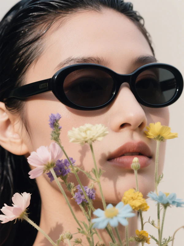 Floral Portrait Close-Up