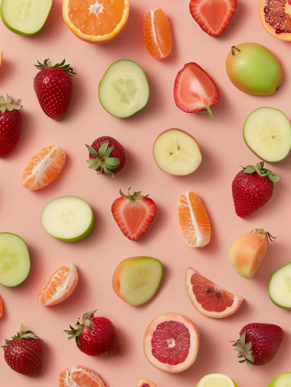 Fruits & Veggies Flatlay