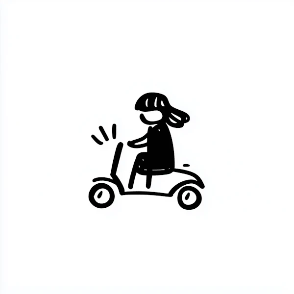 Scooter Illustration