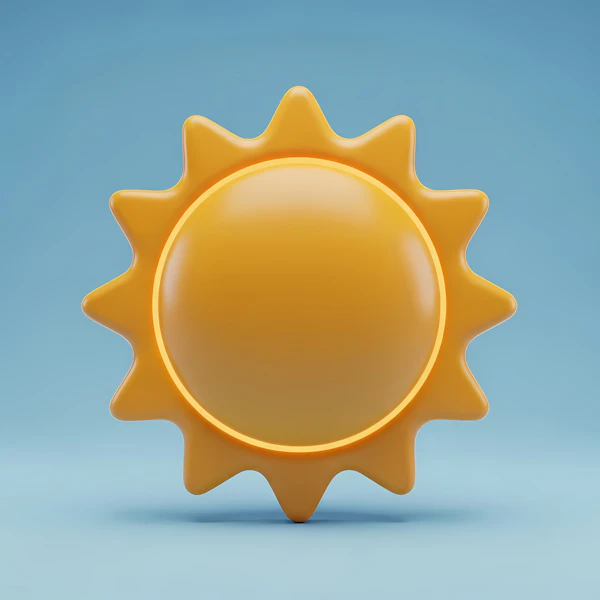 Stylized Sun Icon