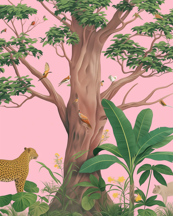 Tropical Wildlife Harmony