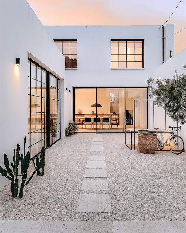 Modern Minimalist Courtyard