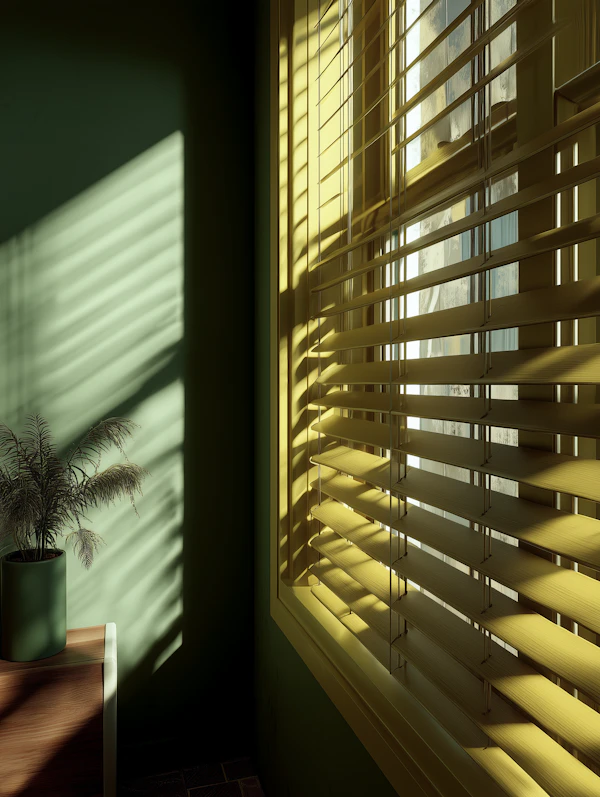 Sunlit Room with Fern
