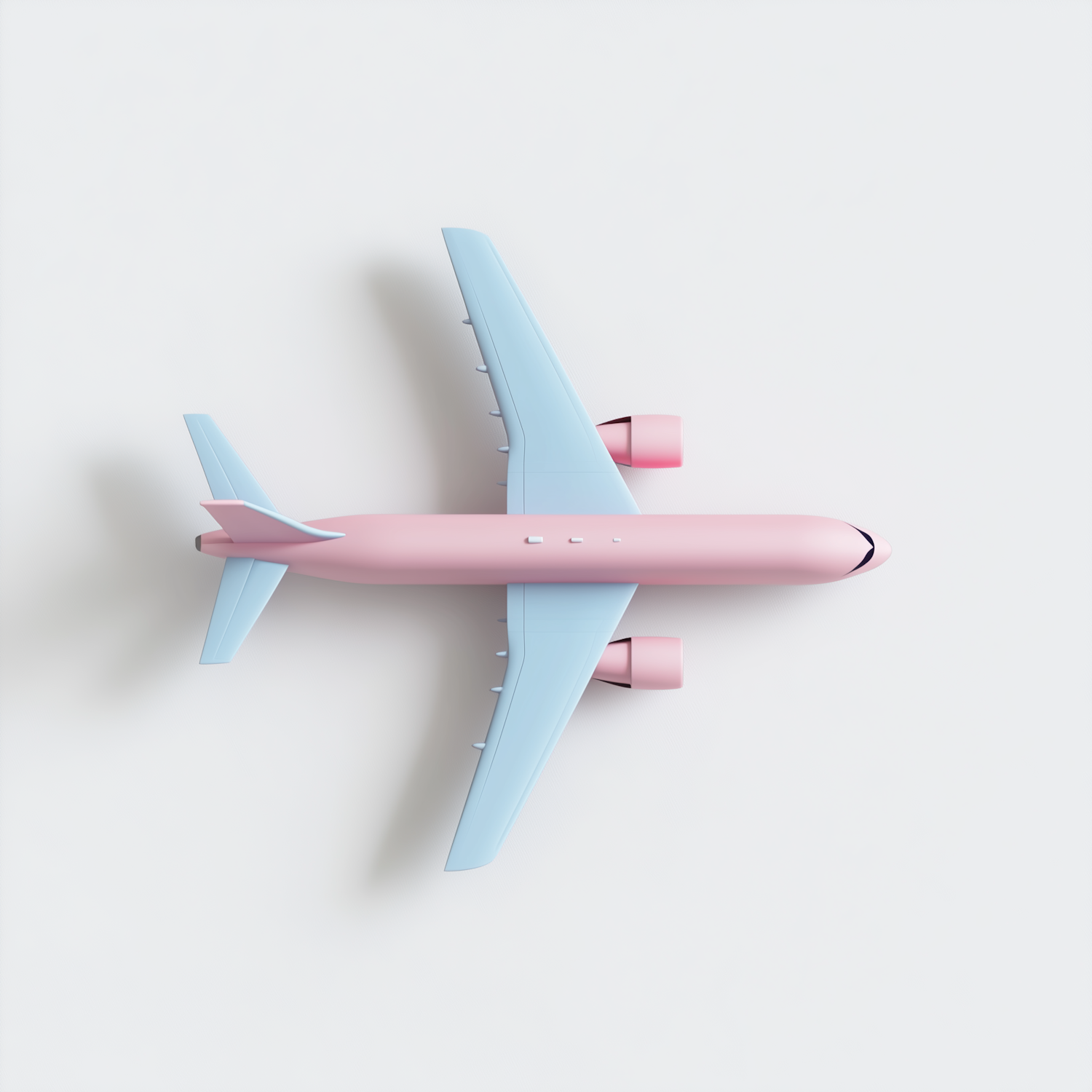 Stylized Minimalistic Airplane