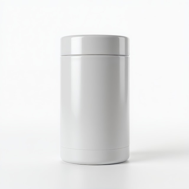 Sleek Cylindrical Container